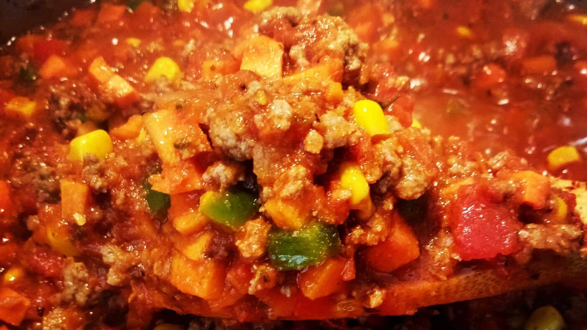 Rezept für Hackfleisch-Füllung für Tortillas, Fladenbrot, Pfannkuchen ...