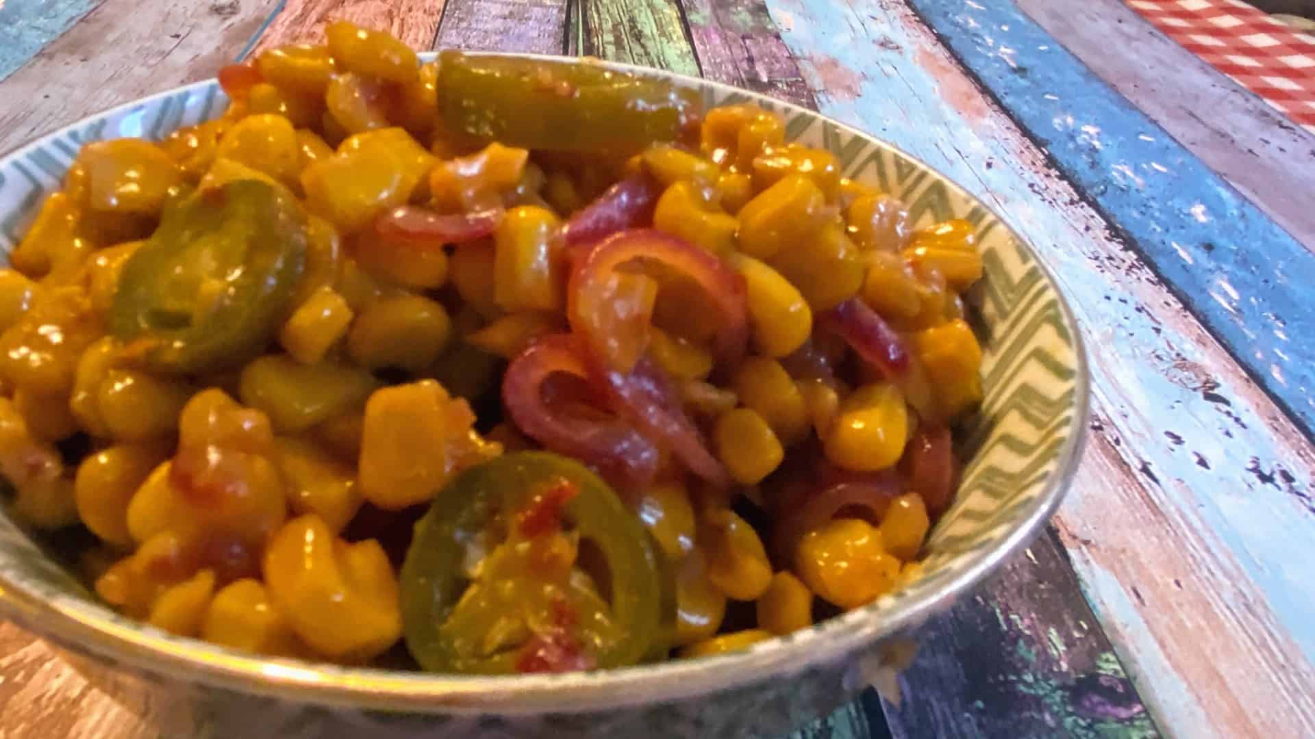 Rezept mexikanischer Mais-Salat - Maissalat schön scharf und gut ...