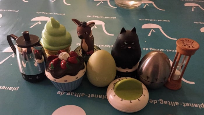 Sammlung Kurzzeitmesser - Eieruhren