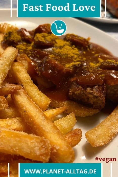 Pommes mit Currysauce