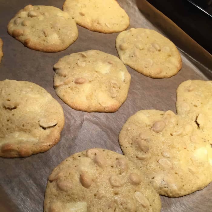 Rezept Erdnuss-Cookies in XXL, soft und köstlich - schnell gemacht