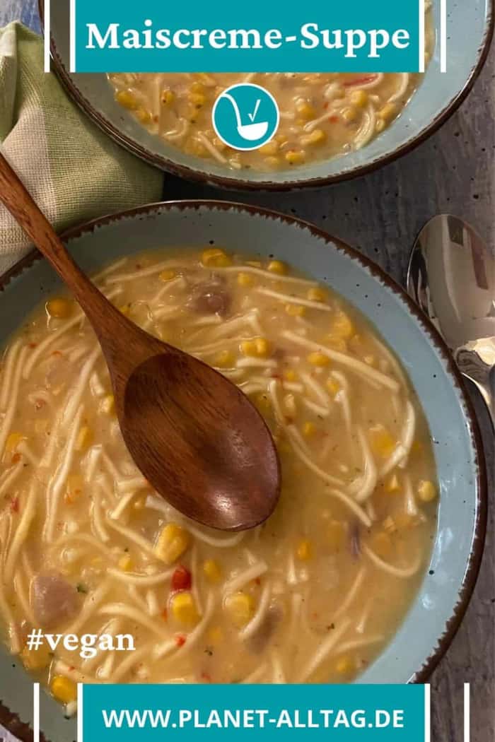 Kartoffelcreme-Suppe mit Mais