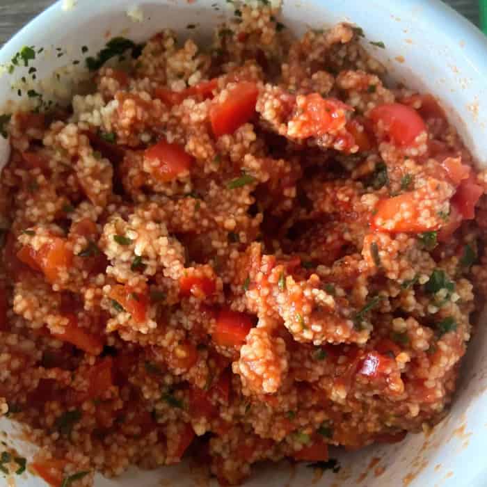 Rezept Taboulé Tricolore - Bulgursalat mit Gemüse nach Wahl