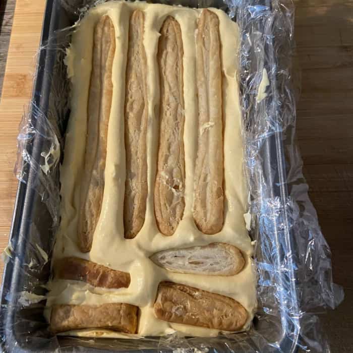 Rezept vegane Eistorte mit Mango, gezuckerter Kondensmilch, Sahne ...