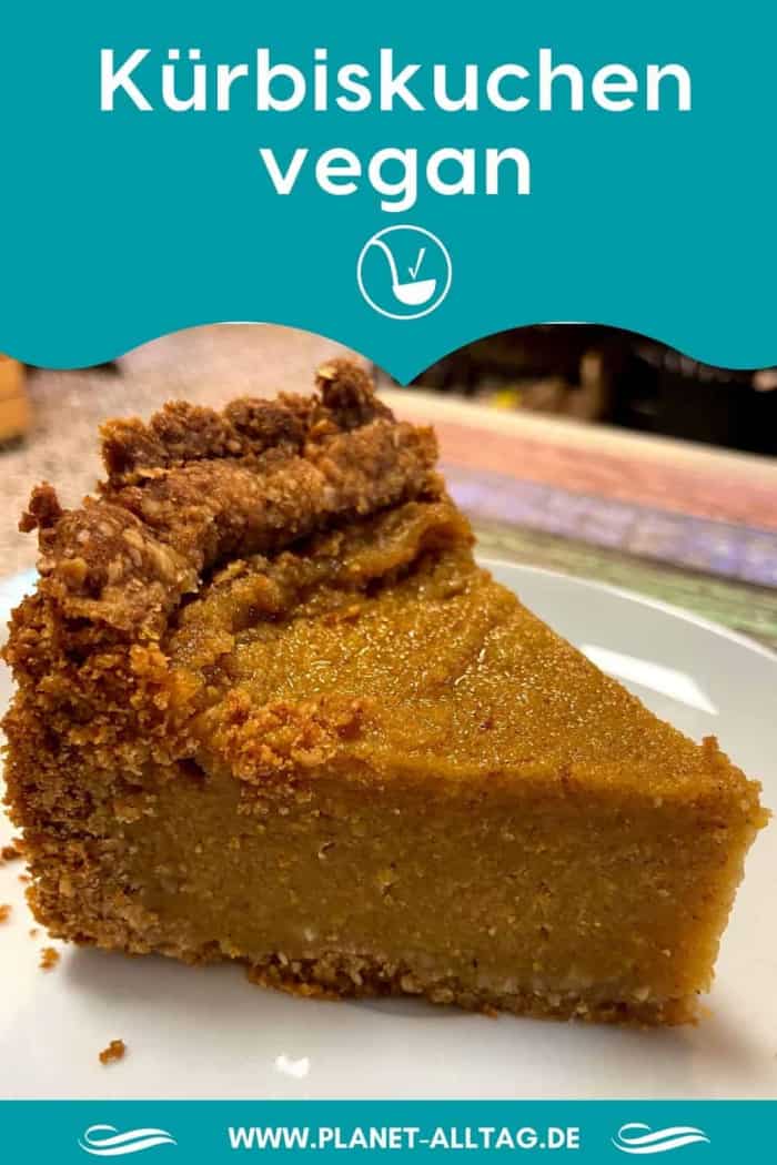 Pumpkin Pie - veganer Kürbiskuchen