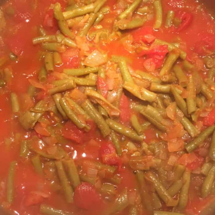 Türkischer Bohnensalat, vegan