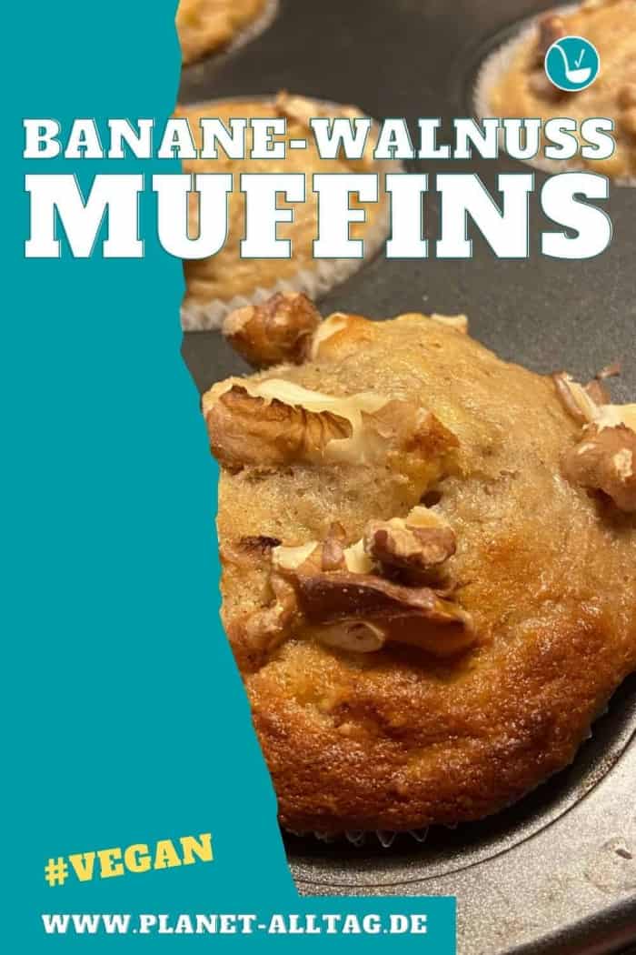 Banane-Walnuss-Muffins