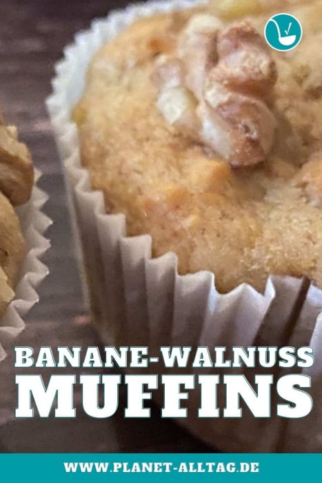 Banane Walnuss Muffins