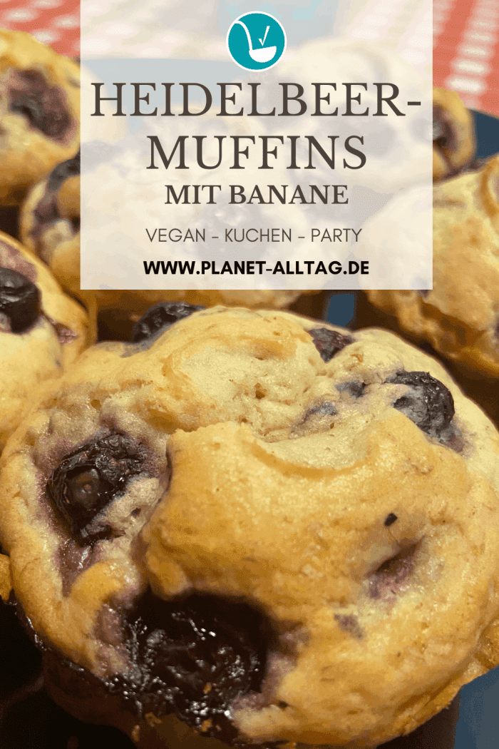 Heidelbeer Banane Muffin