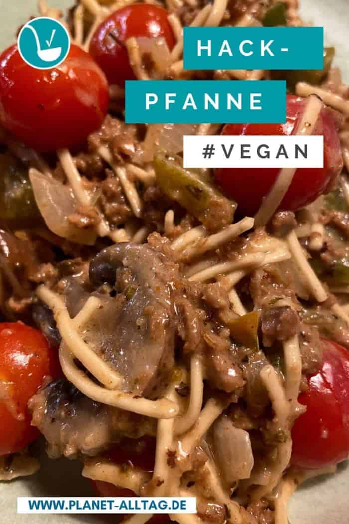 Schnelle Hackfleisch-Nudelpfanne