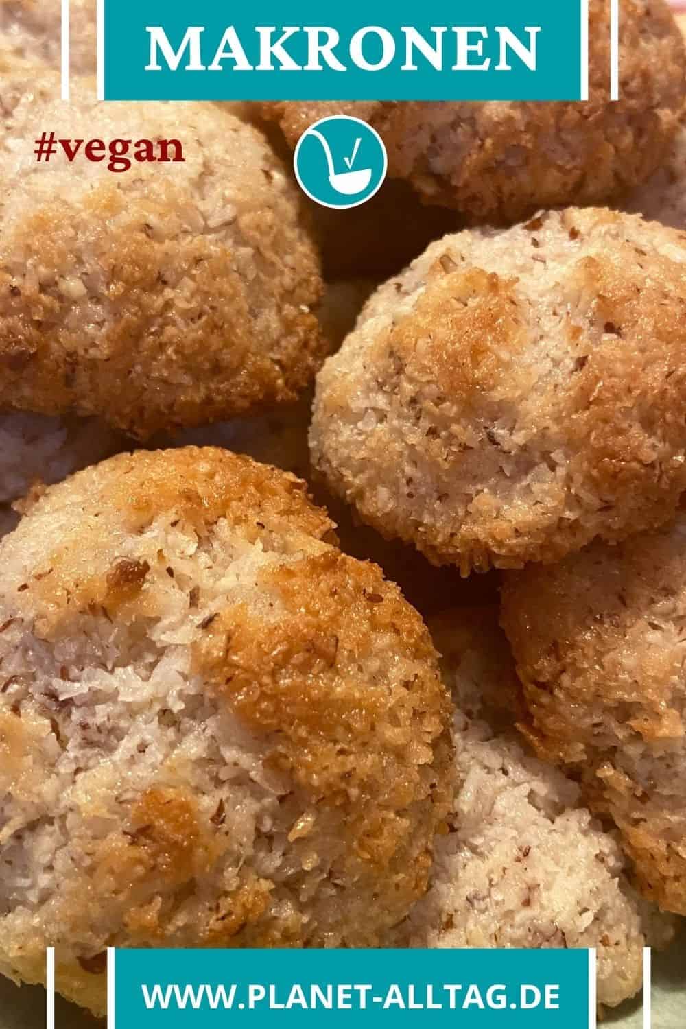 Rezept Kokos-Mandelmakronen mit gezuckerter Kokoskondensmilch - vegan