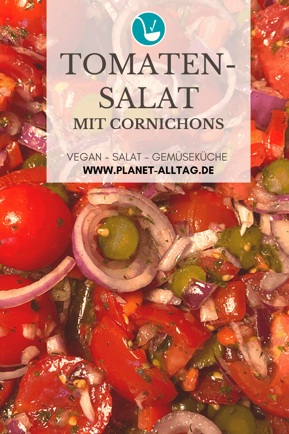 Tomatensalat mit Cornichons